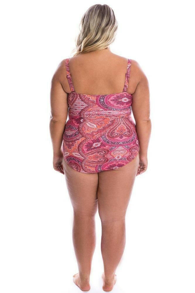 Capriosca Bohemian Sunset Bandeau One Piece.