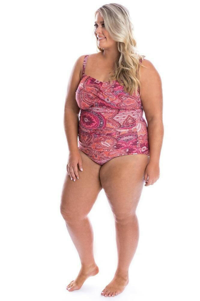 Capriosca Bohemian Sunset Bandeau One Piece.