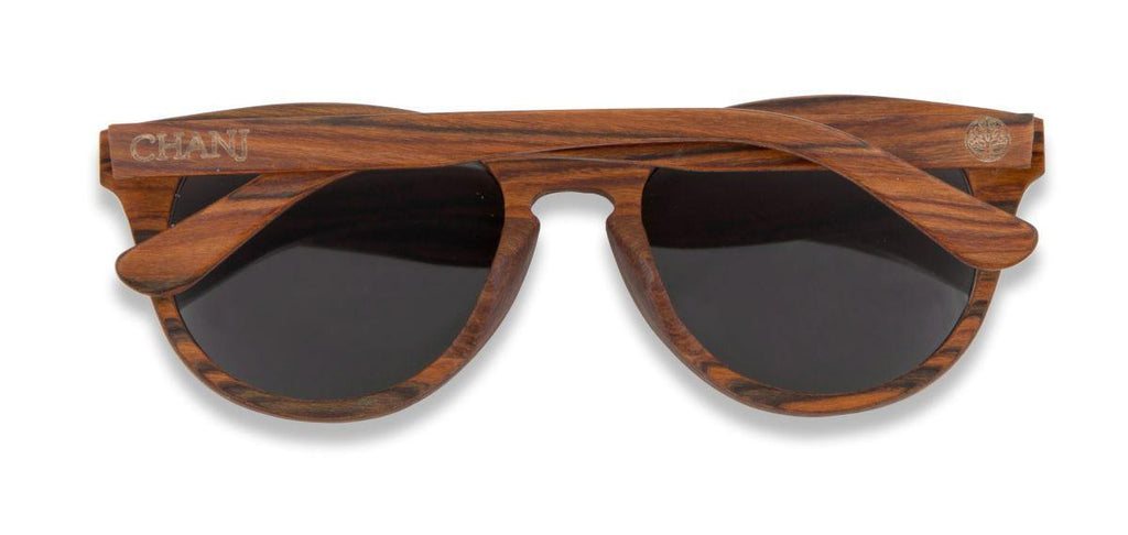 Chanj Sunglasses Byron Sustainable Sunglasses Handcrafted FSC Wood Sunglasses CHANJ 