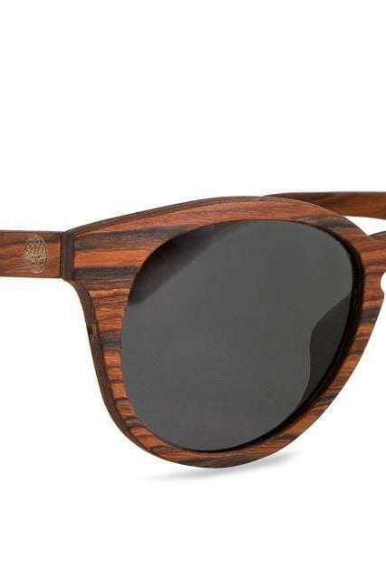 Chanj Sunglasses Byron Sustainable Sunglasses Handcrafted FSC Wood.