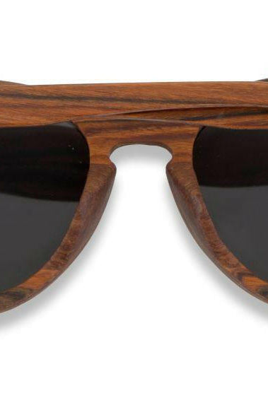 Chanj Sunglasses Byron Sustainable Sunglasses Handcrafted FSC Wood.
