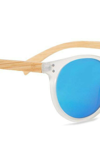 Chanj Sunglasses Dolphin 400+ Polarised Sustainable Handcrafted FSC Wood.