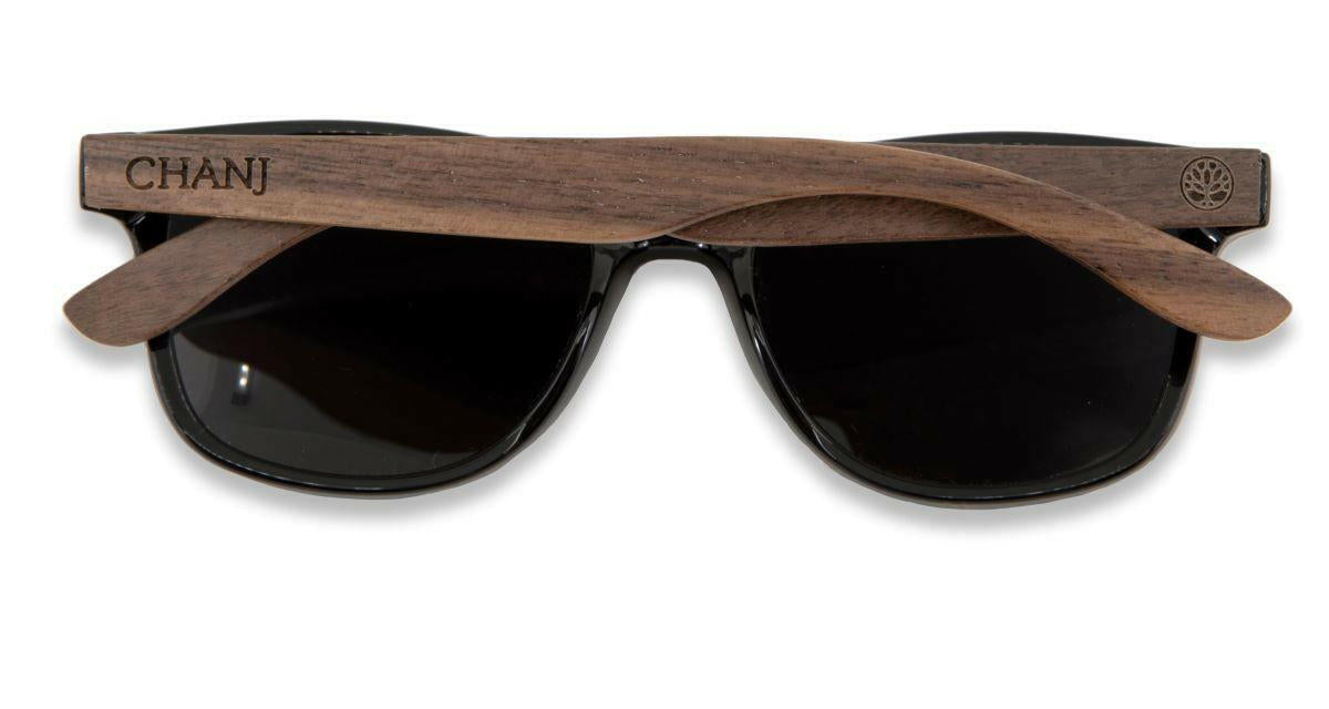 Chanj Sunglasses Hyams Sustainable Sunglasses Handcrafted FSC Wood.