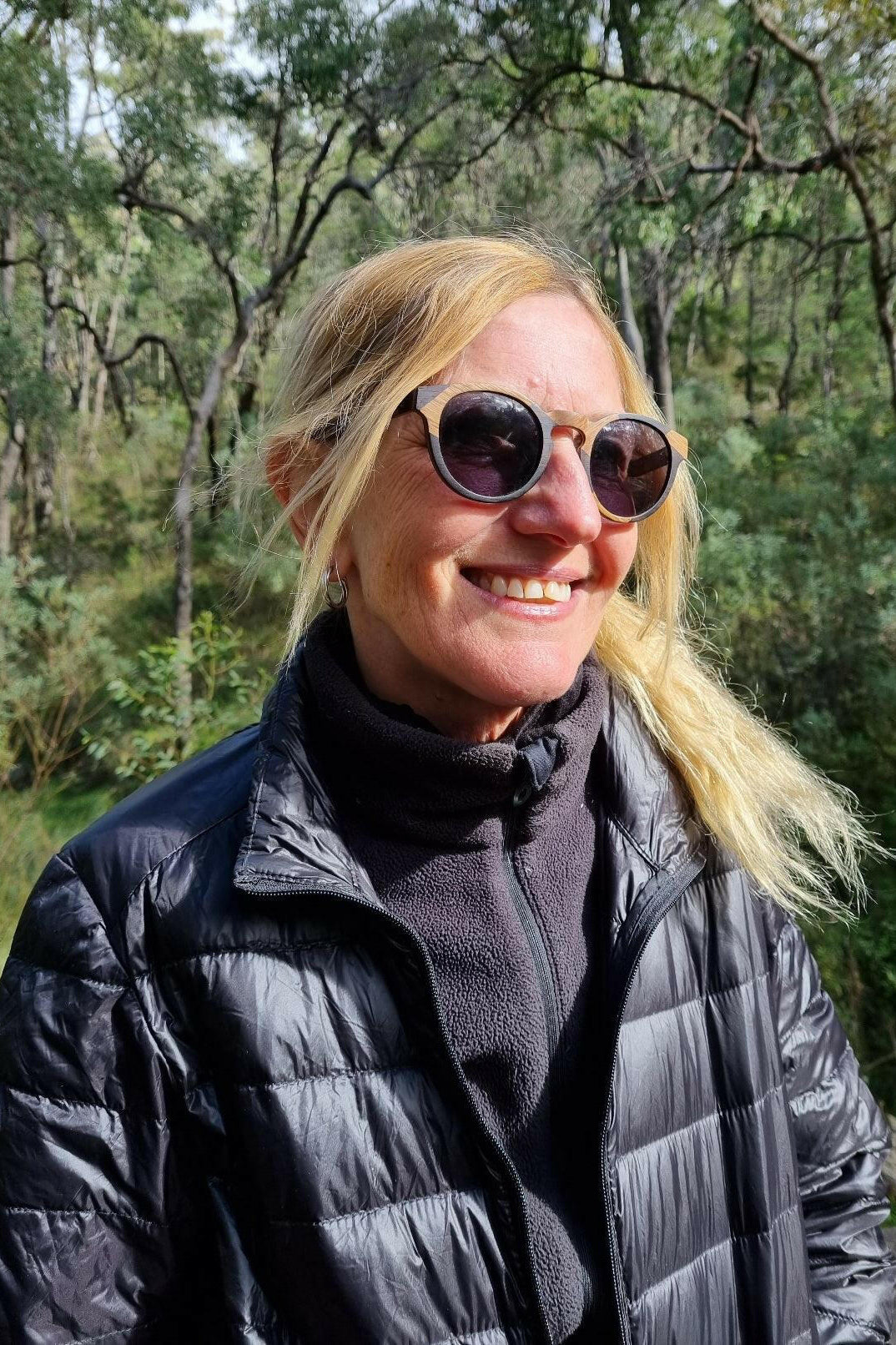 Chanj Sunglasses Manly Rosewood Birch Sustainable Handcrafted FSC Wood.