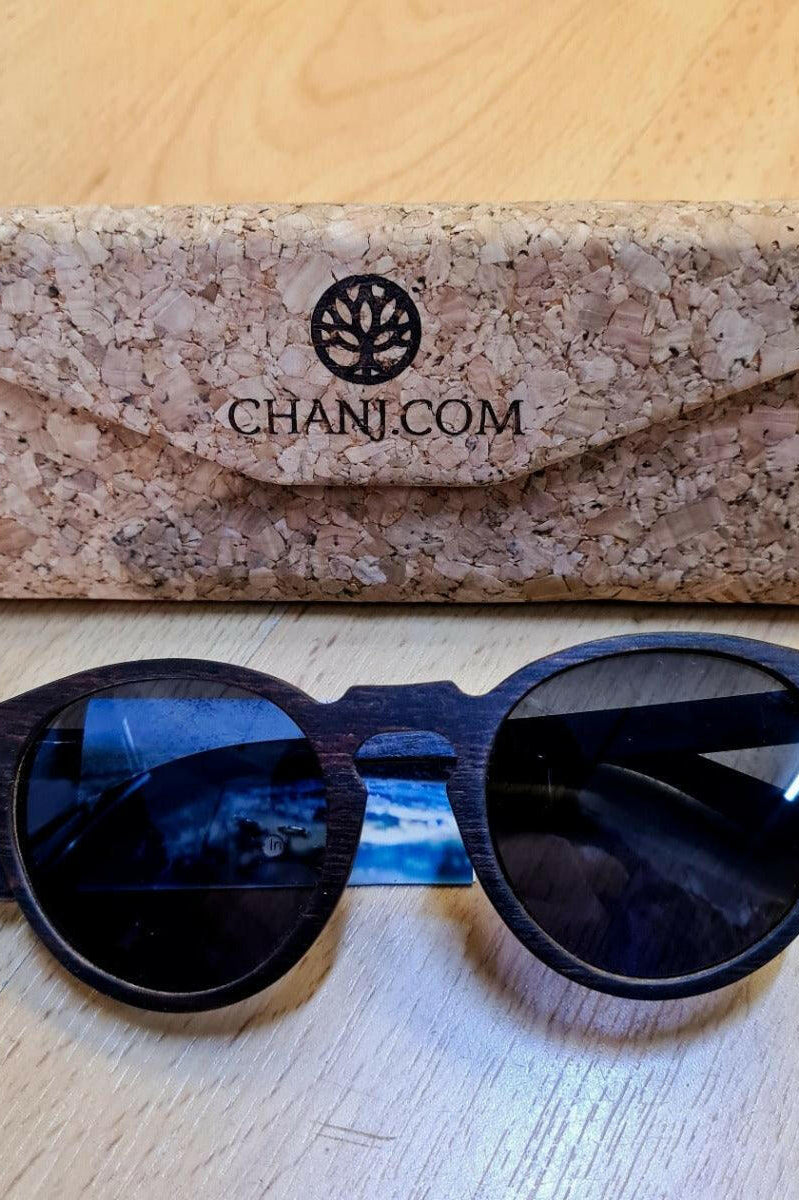 Chanj Sunglasses Noosa Sustainable Sunglasses Handcrafted FSC Wood.