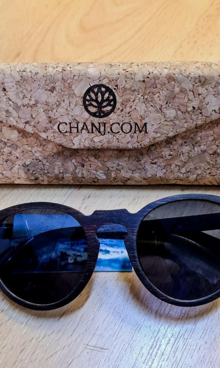 Chanj Sunglasses Noosa Sustainable Sunglasses Handcrafted FSC Wood.