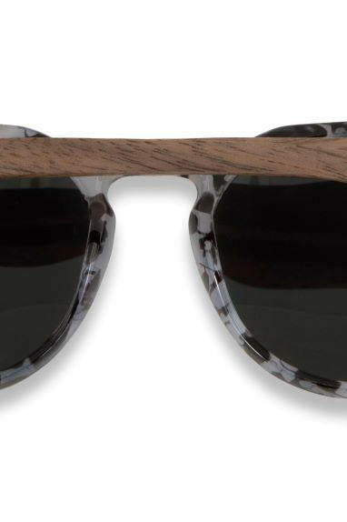 Chanj Sunglasses Pearl Sustainable Sunglasses Handcrafted FSC Wood.