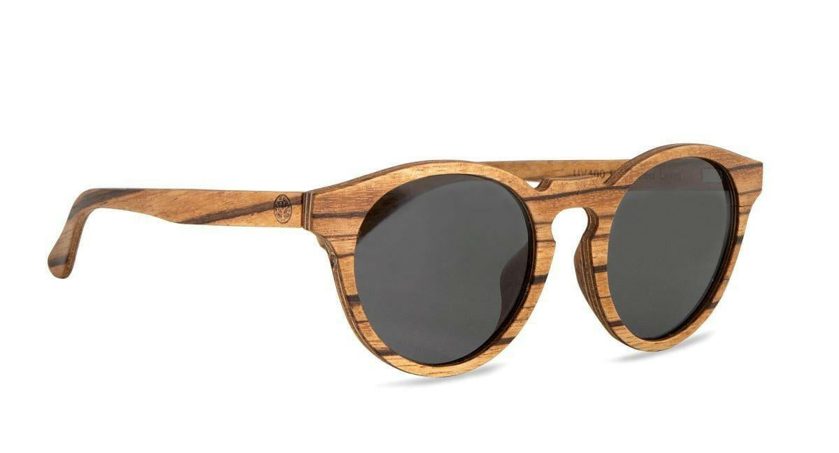 Chanj Sunglasses Whitehaven Sustainable Sunglasses Handcrafted FSC Wood.