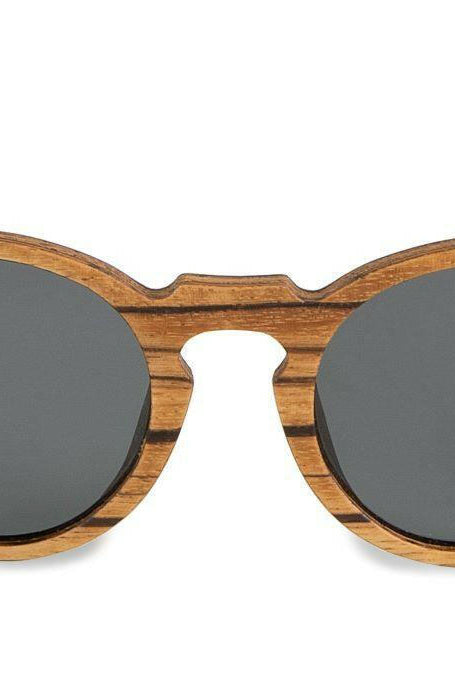 Chanj Sunglasses Whitehaven Sustainable Sunglasses Handcrafted FSC Wood.