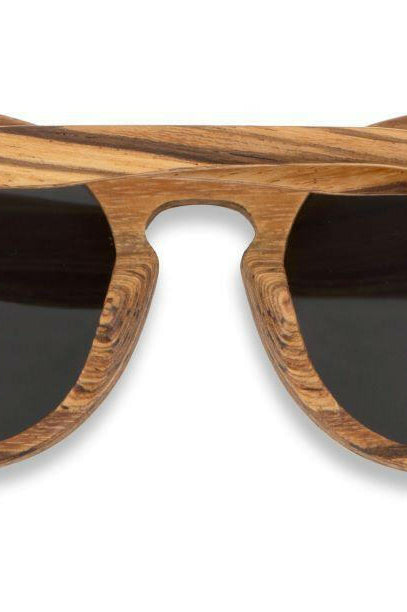 Chanj Sunglasses Whitehaven Sustainable Sunglasses Handcrafted FSC Wood.