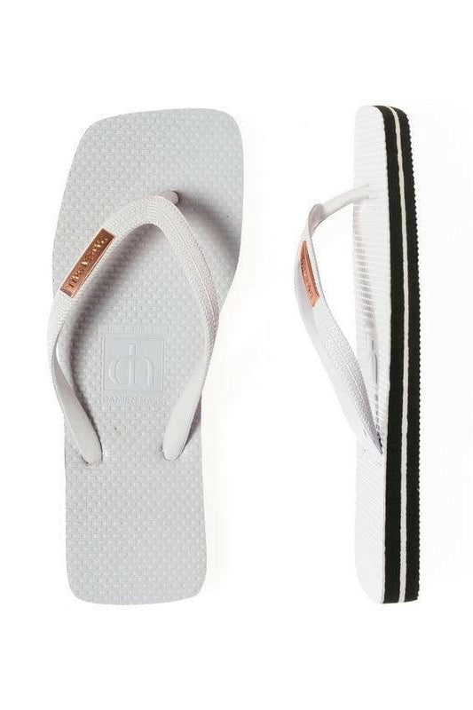 Damien Hall Original Signature Gold Badge Thongs - Flip Flops.