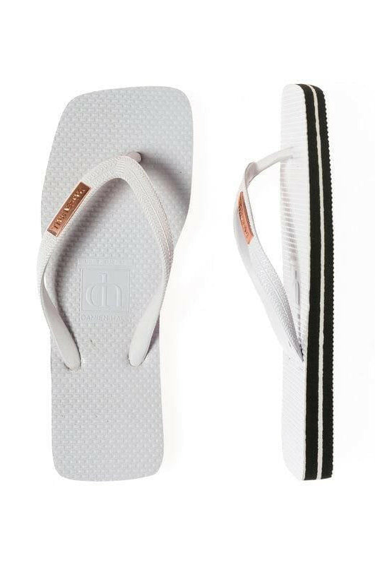 Damien Hall Original Signature Gold Badge Thongs - Flip Flops.