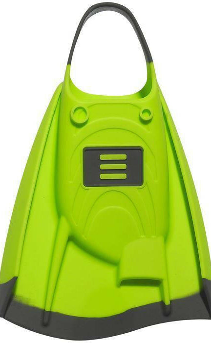 DMC Fins ELITE Max Fluro Green Double Rail - Swim Fins.