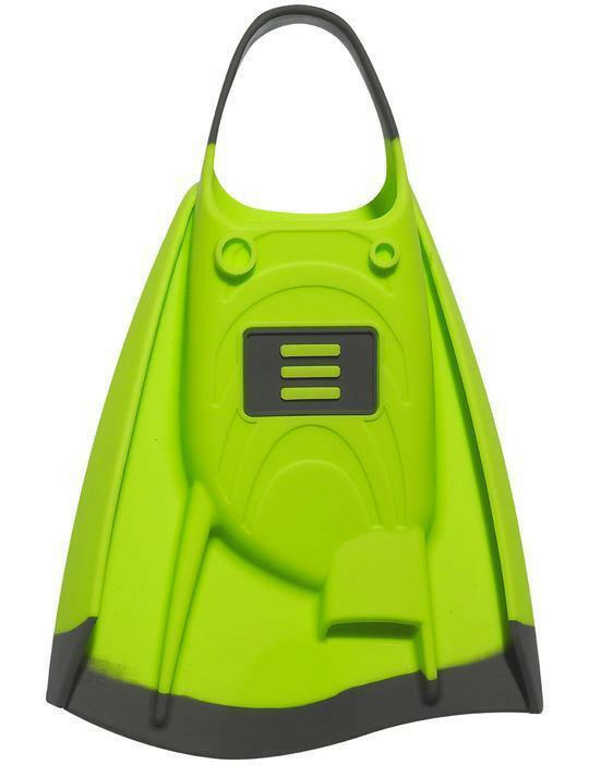 DMC Fins ELITE Max Fluro Green Double Rail - Swim Fins.