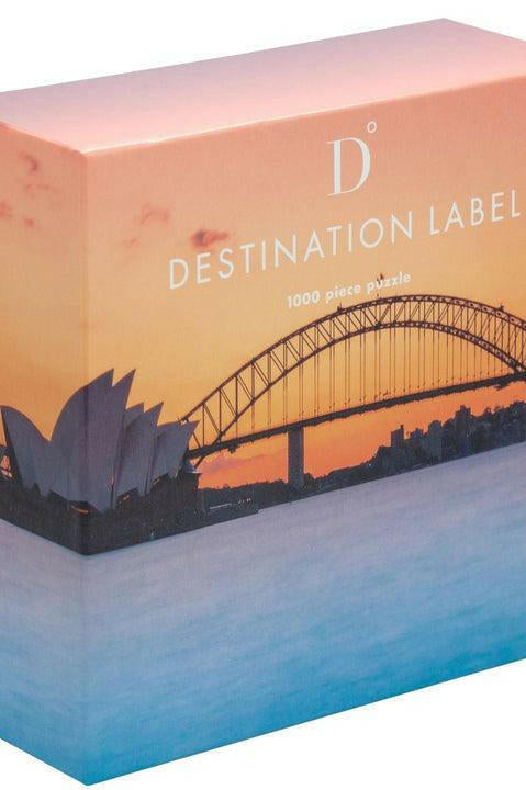 Destination Label Harbour Pastels 1000 pce Puzzle.