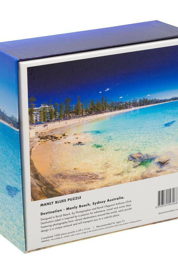 Destination Label Manly Blues 1000pc Puzzle.
