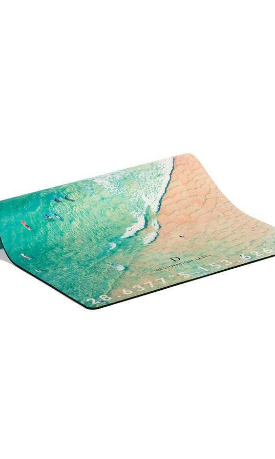 Destination Label Longboard Lines Yoga Mat.