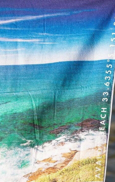 Destination Towels - Avalon Painting Sand Free Beach Towel.