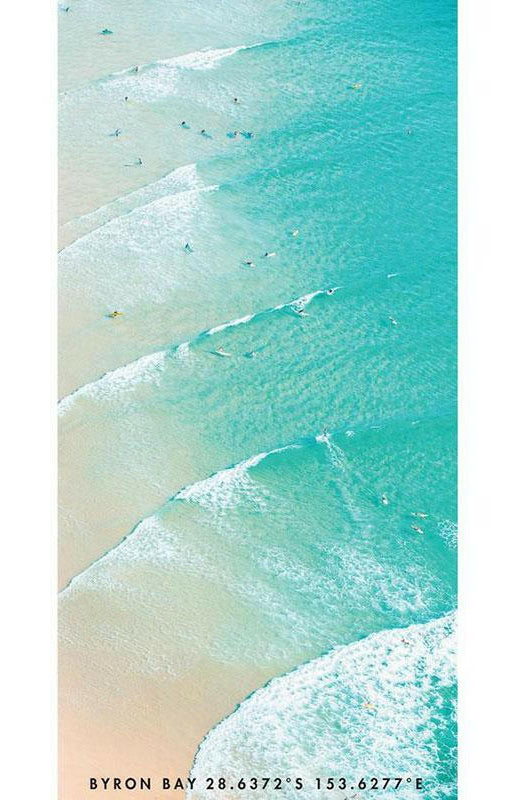 Destination Towels - Byron Bay Lineup sand free beach towel.