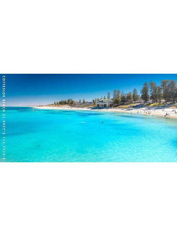 Destination Towels - Cottesloe Bliss sand free beach towel.