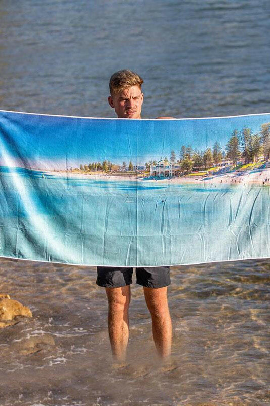 Destination Towels - Cottesloe Bliss sand free beach towel.