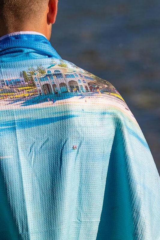 Destination Towels - Cottesloe Bliss sand free beach towel.