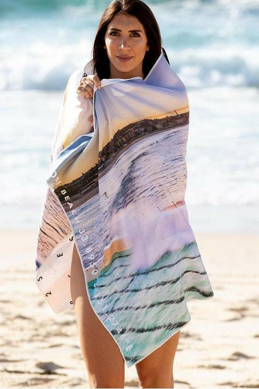 Destination Towels - Glass Half Full sand free beach towel.