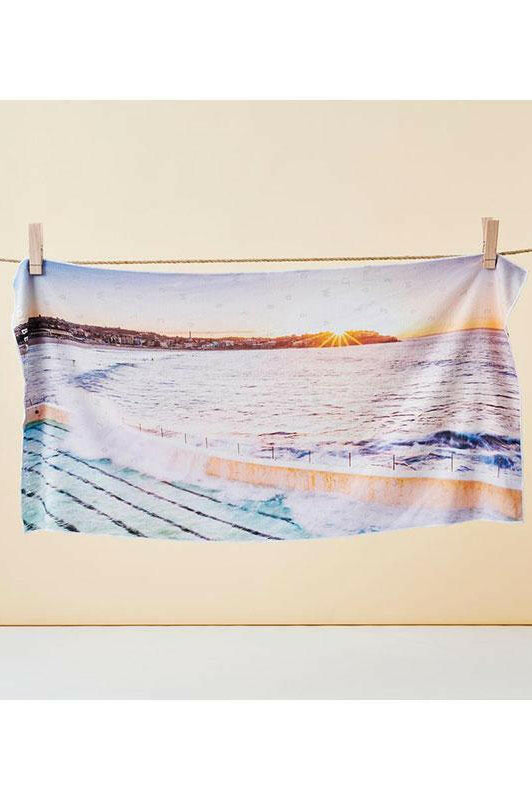 Destination Towels - Glass Half Full sand free beach towel.