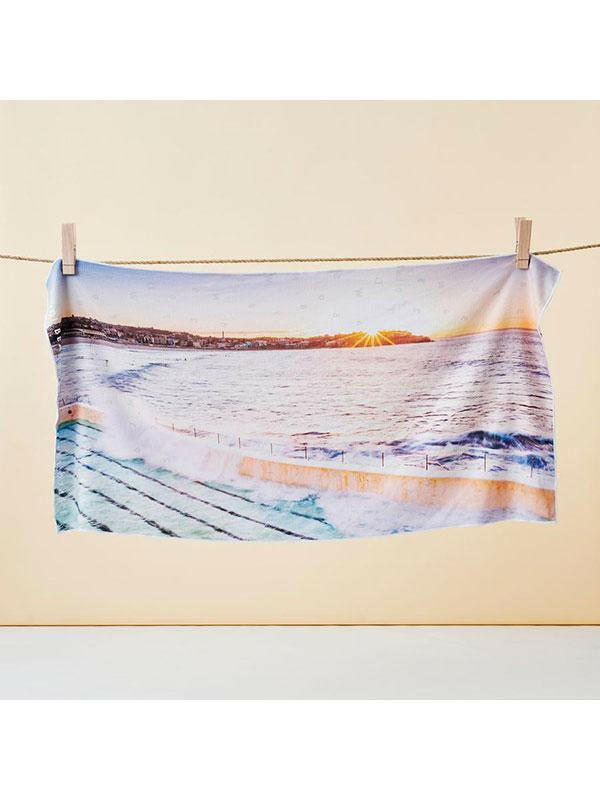 Destination Towels - Glass Half Full sand free beach towel.