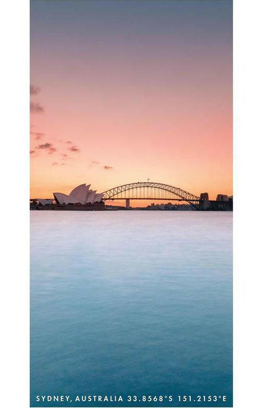 Destination Towels - Harbour Pastels sand free beach towel.