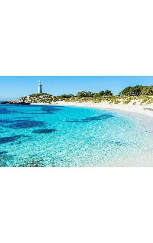 Destination Towels - Lighthouse Blues sand free beach towel.