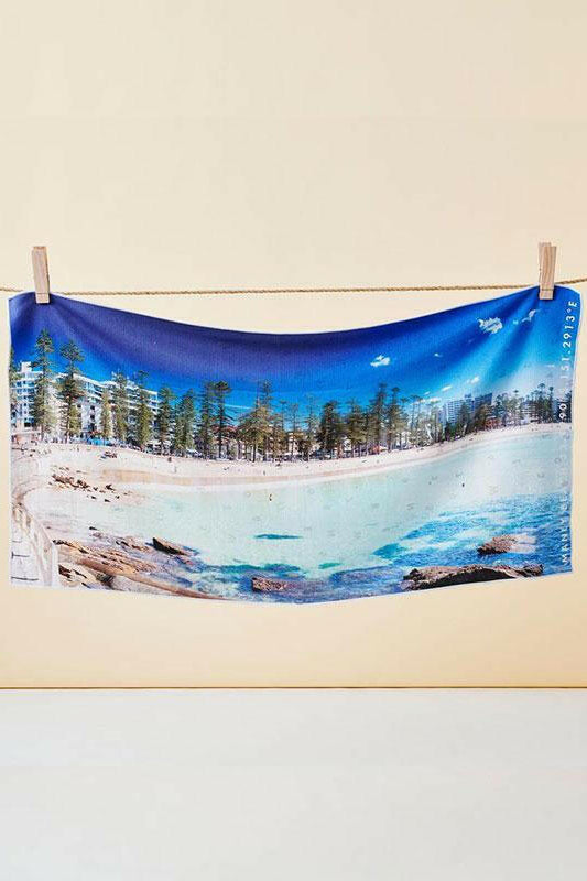 Destination Towels - Manly Moments sand free beach towel.