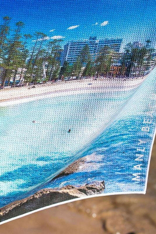 Destination Towels - Manly Moments sand free beach towel.