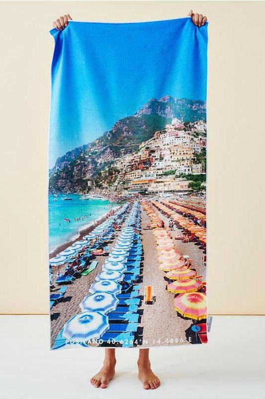 Destination Towels - Positano Summer sand free beach towel.