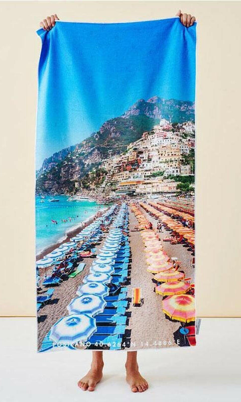 Destination Towels - Positano Summer sand free beach towel.