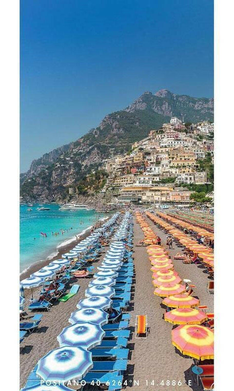 Destination Towels - Positano Summer sand free beach towel.
