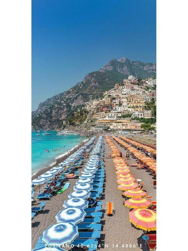 Destination Towels - Positano Summer sand free beach towel.