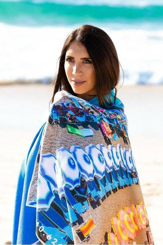 Destination Towels - Positano Summer sand free beach towel.