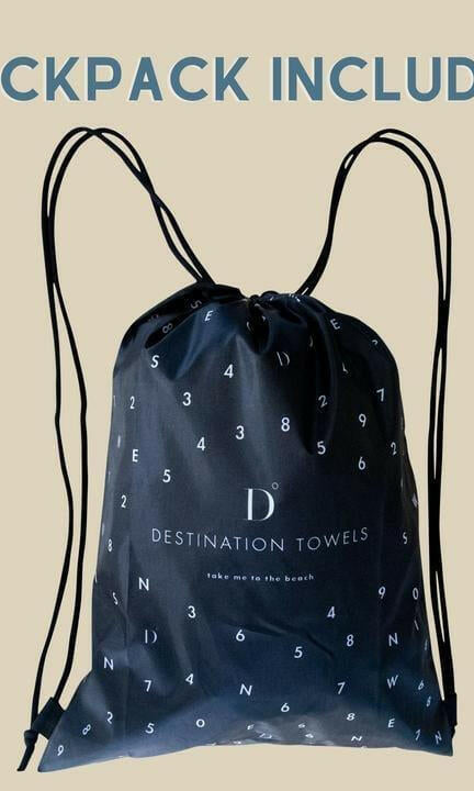 Destination Towels - Shelly Summer sand free beach towel.
