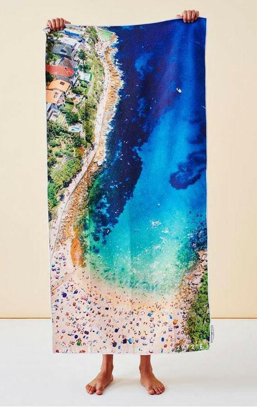 Destination Towels - Shelly Summer sand free beach towel.