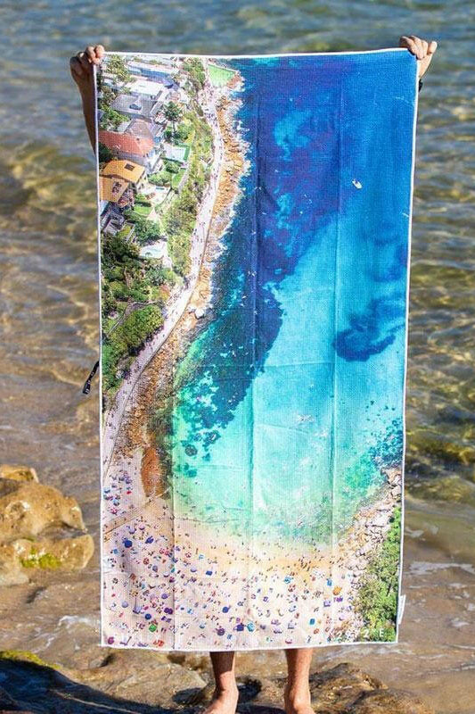 Destination Towels - Shelly Summer sand free beach towel.