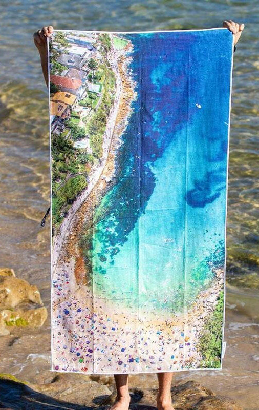 Destination Towels - Shelly Summer sand free beach towel.