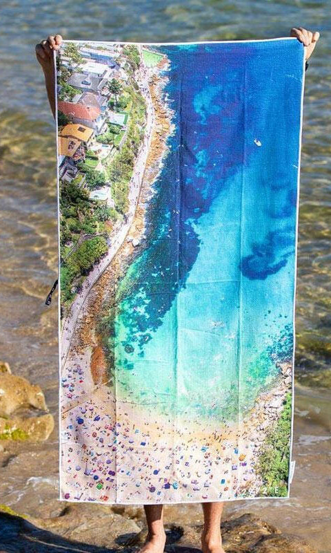 Destination Towels - Shelly Summer sand free beach towel.