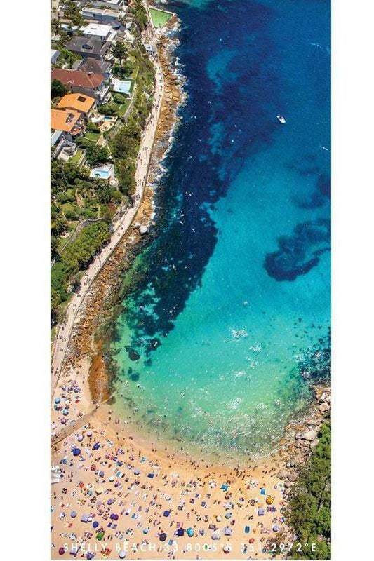 Destination Towels - Shelly Summer sand free beach towel.