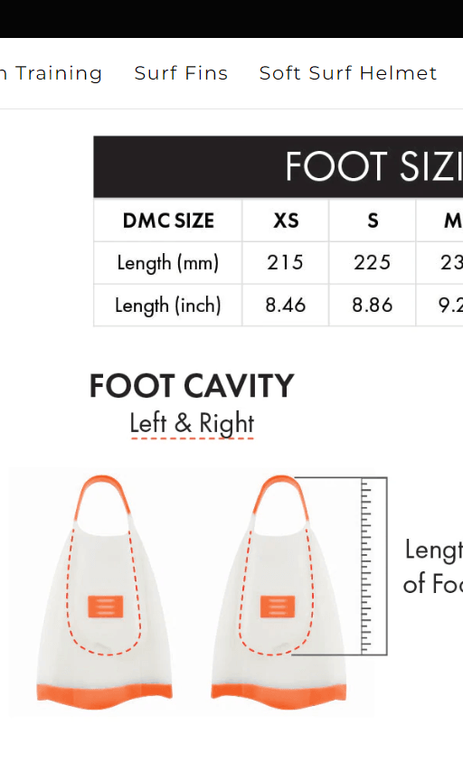 DMC FINS Elite Double Rail Blue-Charcoal Strap.