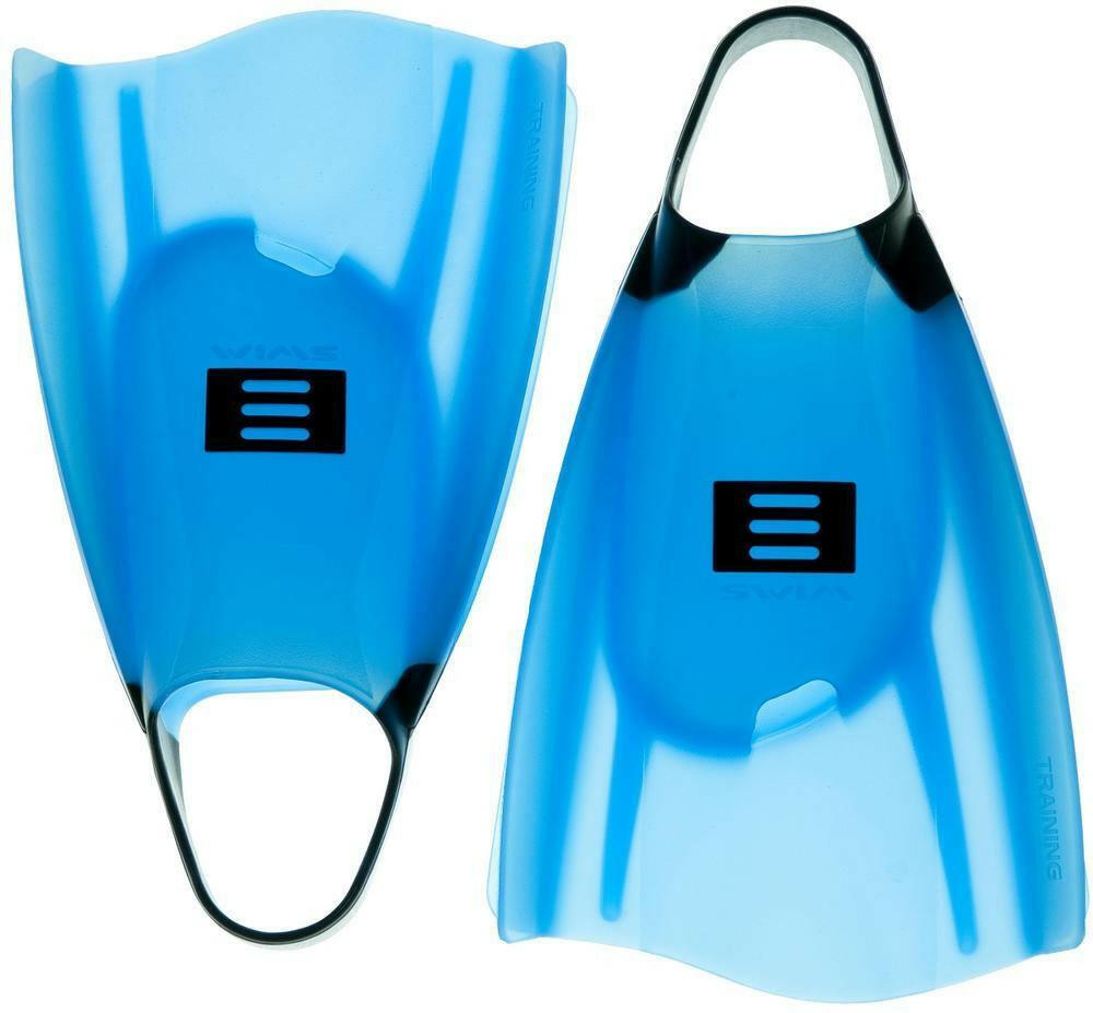 DMC FINS Elite Double Rail Blue-Charcoal Strap.