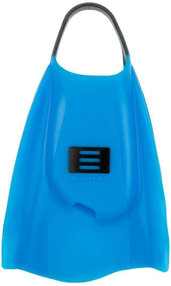 DMC FINS Elite Double Rail Blue-Charcoal Strap.