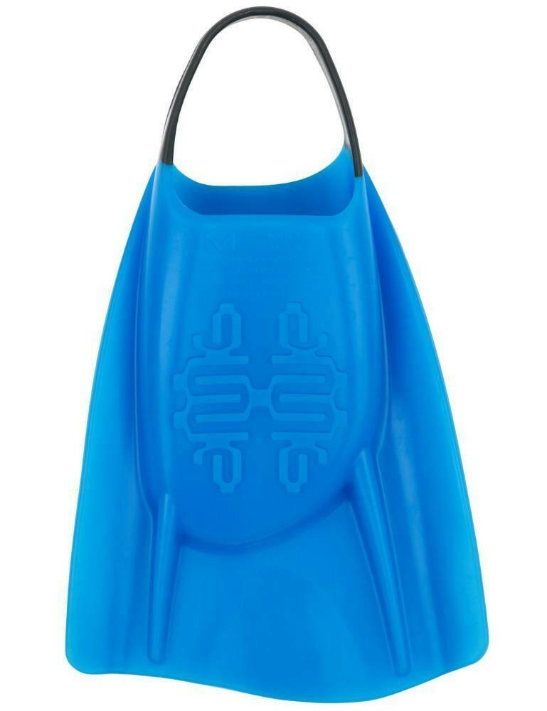 DMC FINS Elite Double Rail Blue-Charcoal Strap.