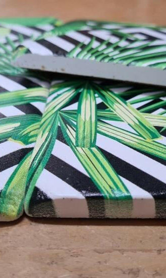 DWBH COS292 Resin Drink Coaster Set - set of 4.