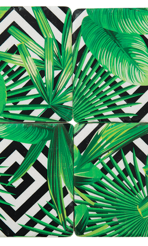 DWBH COS292 Resin Drink Coaster Set - set of 4.